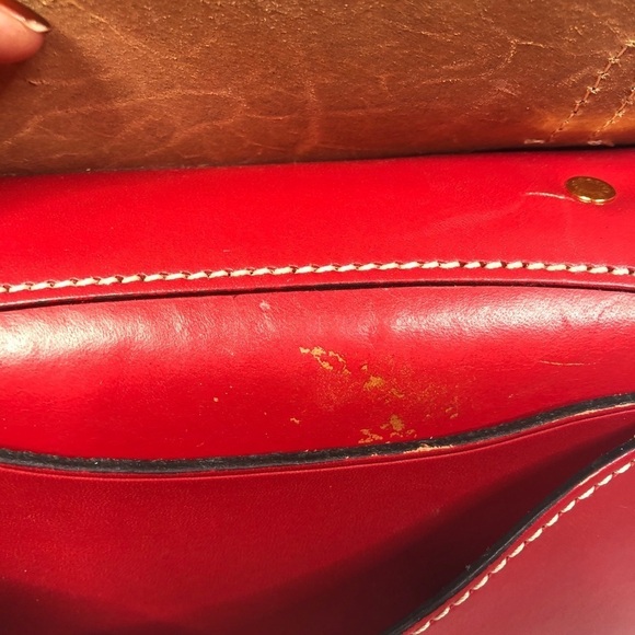 Dooney & Bourke Red Leather Happy Alto Crossbody - Picture 10 of 10